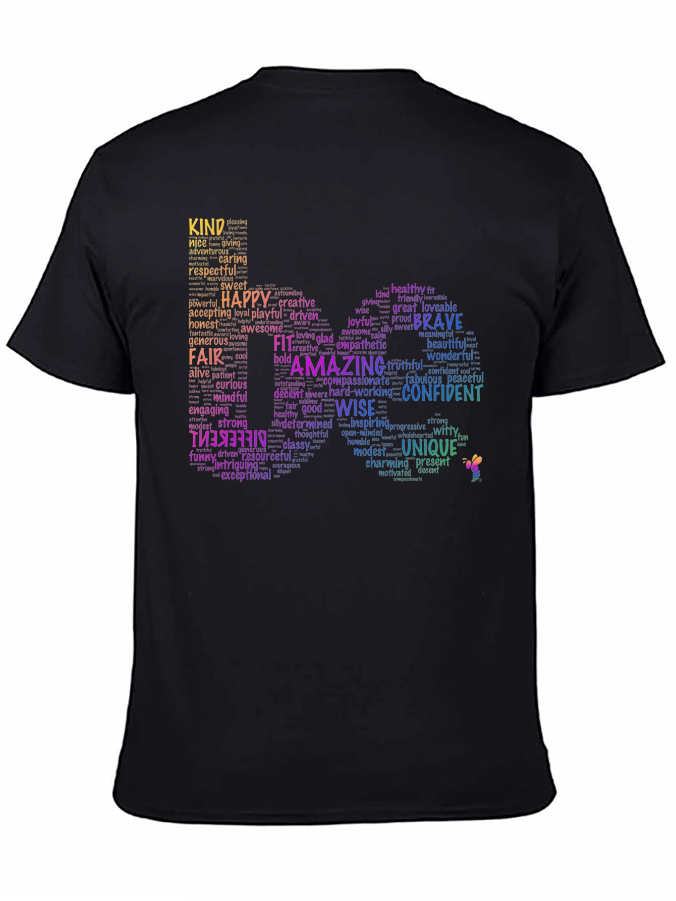 Inspirational Word Art T-Shirt - Positive Affirmations