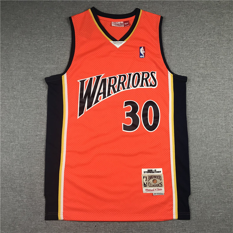 Men's Golden State Warriors Stephen Curry Fanatics Branded Orange Classic Jerseys