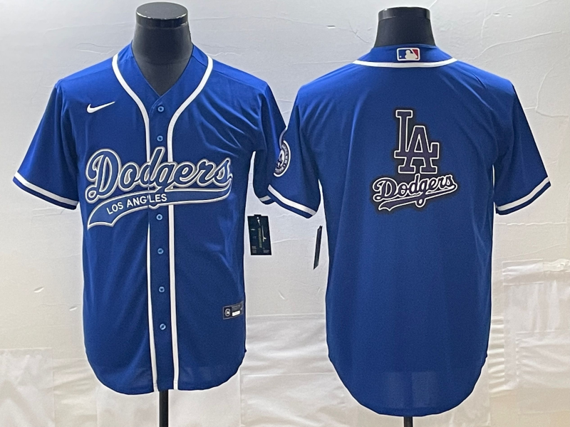 Men's Los Angeles Dodgers Royal Team Jerseys Joint Edition