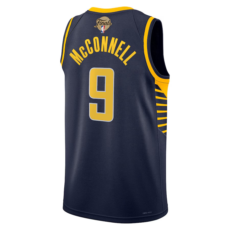 Indiana Pacers T.J. McConnell Nike Navy 2025 NBA Finals Swingman Jersey - Icon Edition