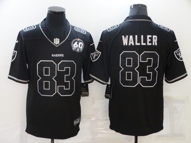 Men's Las Vegas Raiders Darren Waller #83 Black Authentic Game Jerseys