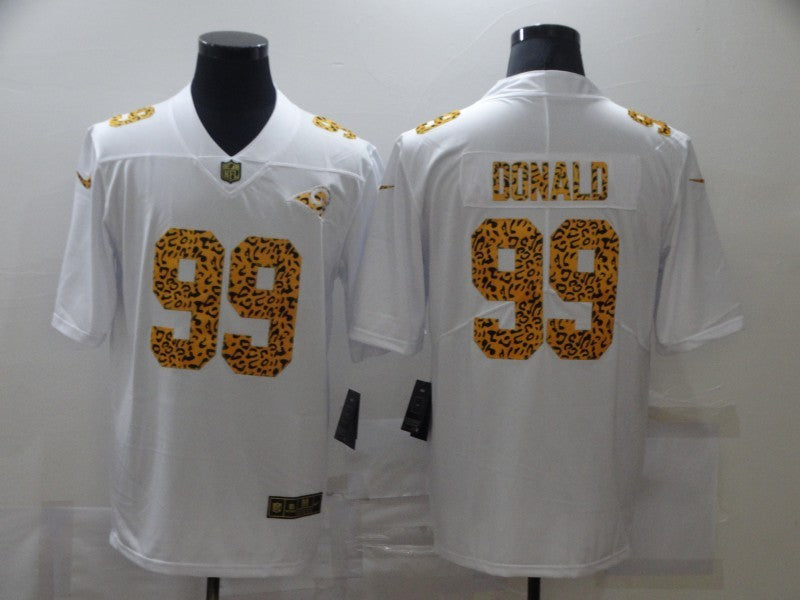 Men's Los Angeles Rams Aaron Donald #99 White Game Player Jerseys