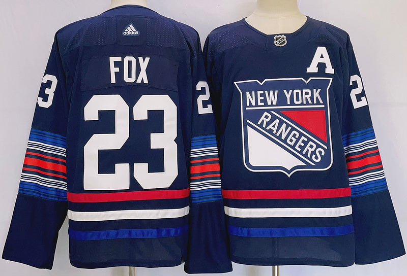 Men's New York Rangers Adam Fox #23 Blue Player Jerseys