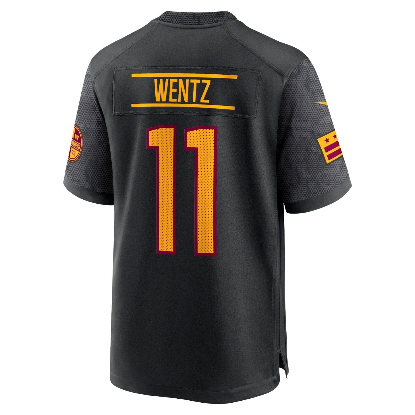 Carson Wentz Washington Commanders Nike Alternate Game   Jersey - Black