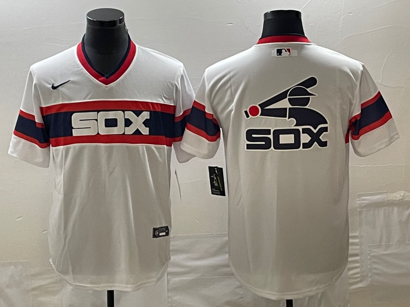 Men's Chicago White Sox White Home Cooperstown Collection Player Jerseys