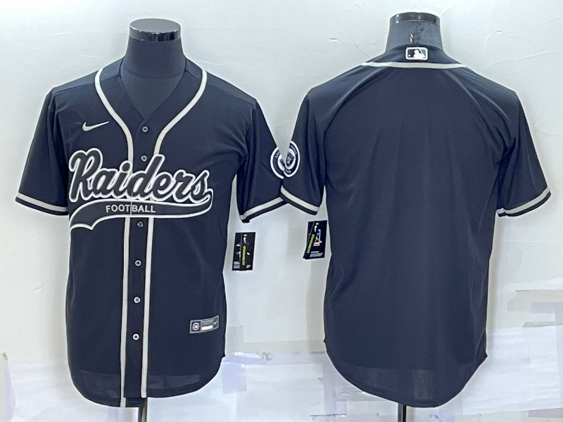 Men's Las Vegas Raiders Black Blank Jerseys