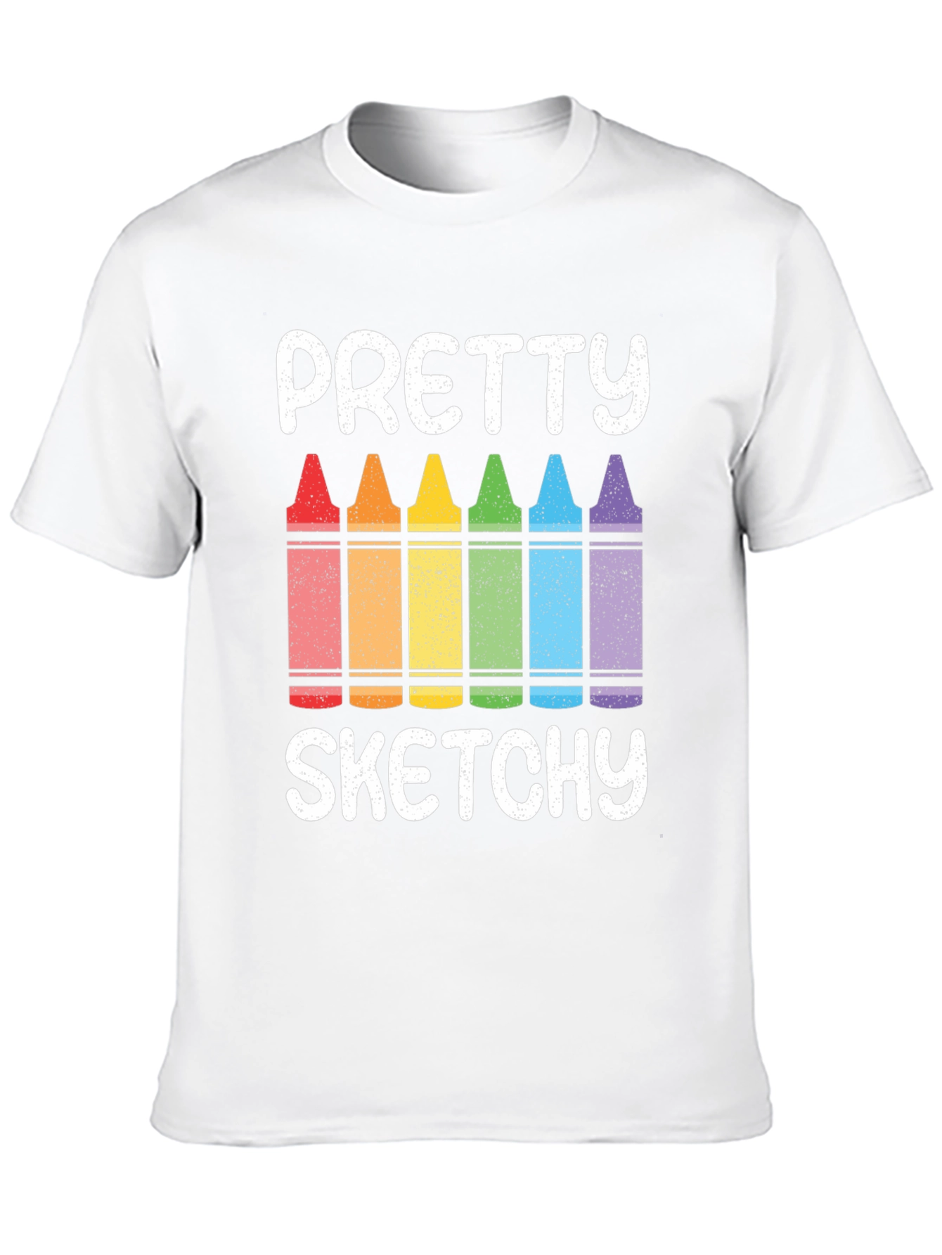 Pretty Sketchy Crayon Graphic Tee
