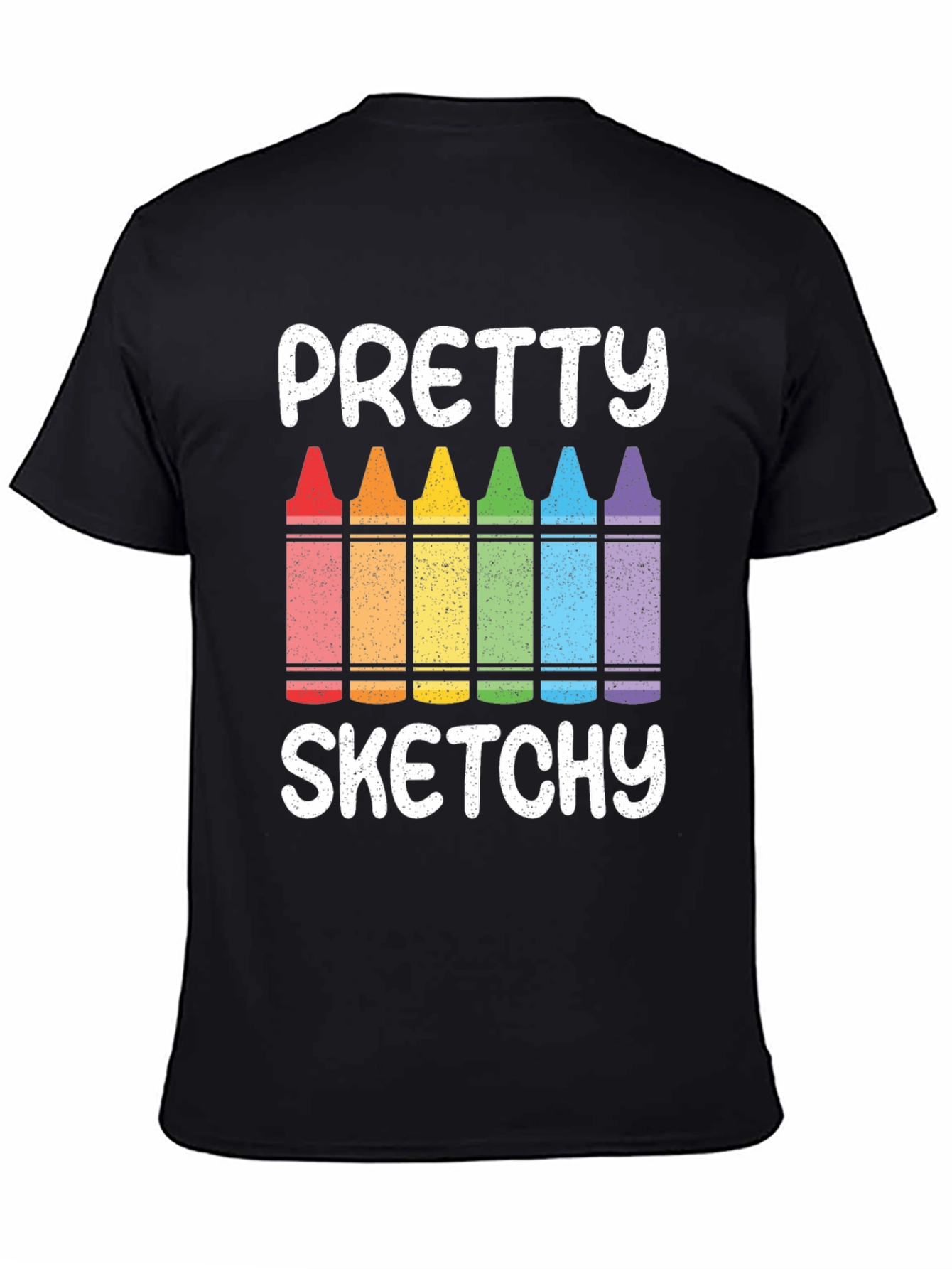 Pretty Sketchy Crayon Graphic Tee