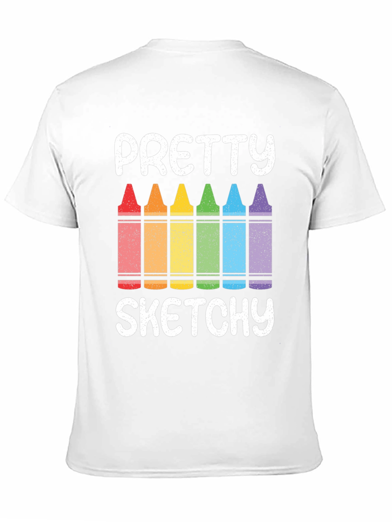 Pretty Sketchy Crayon Graphic Tee
