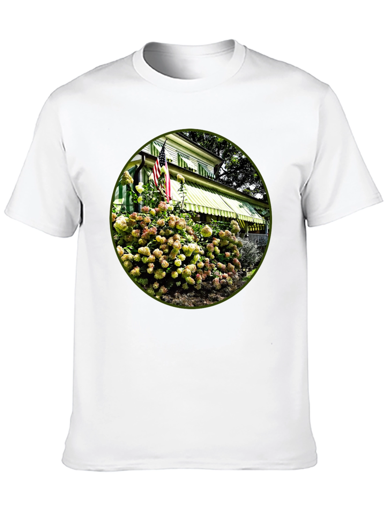 Patriotic Floral House T-Shirt