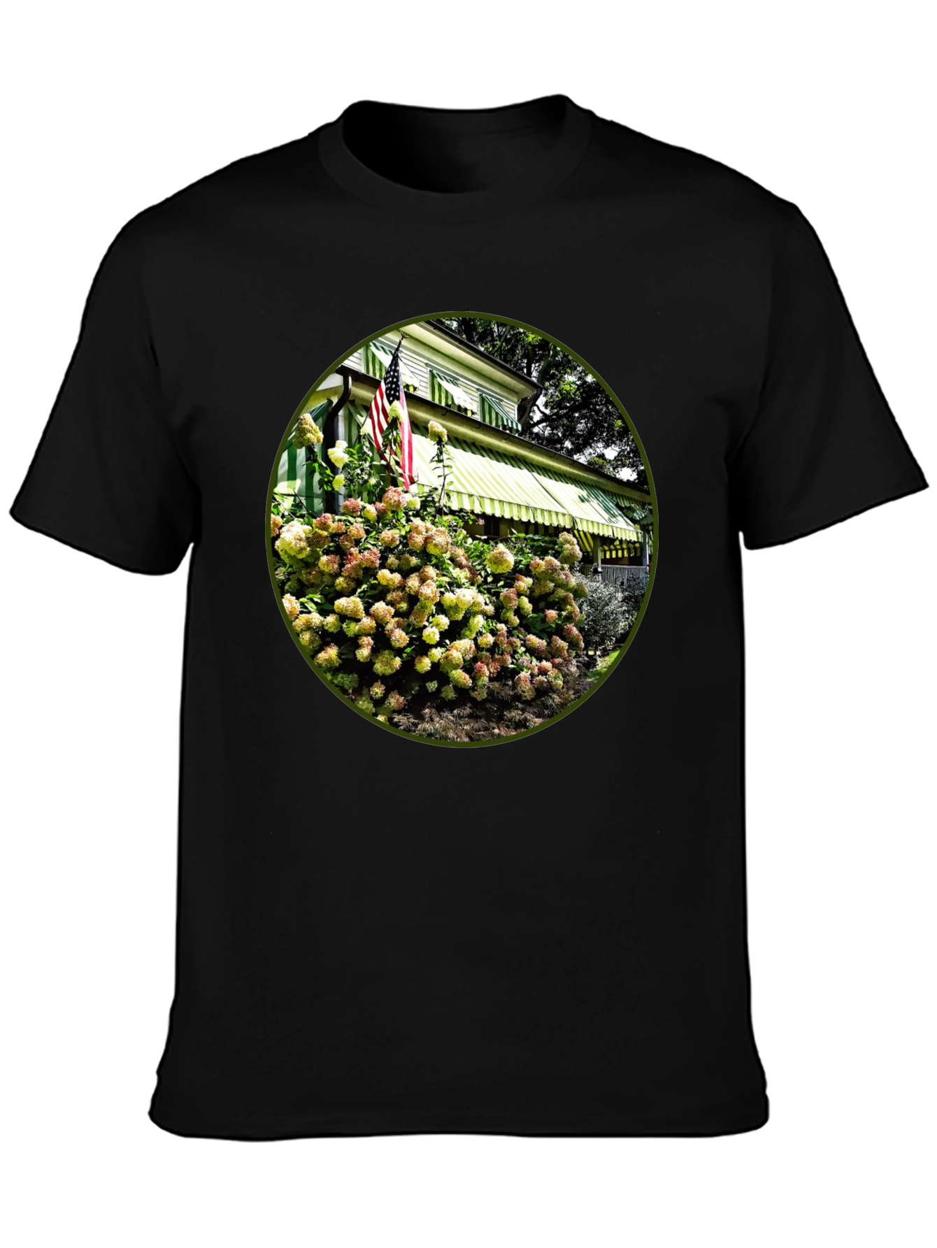 Patriotic Floral House T-Shirt