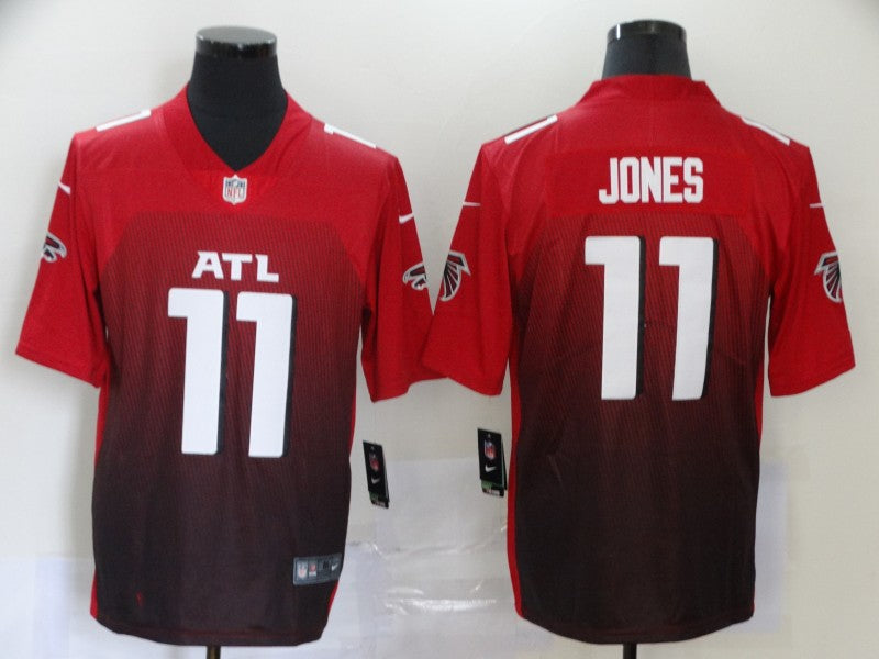 Men's Atlanta Falcons Julio Jones #11 Red 2nd Alternate Game Jerseys