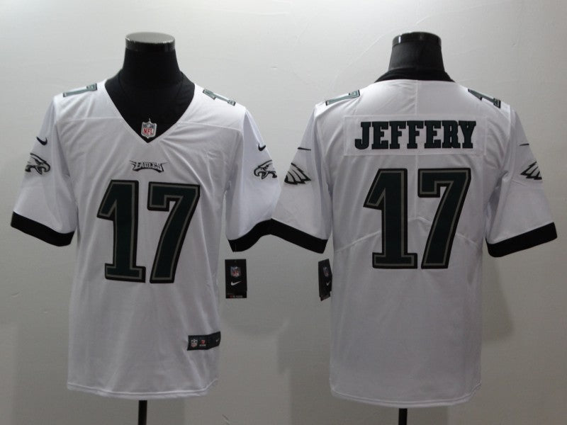 Men's Philadelphia Eagles Alshon Jeffery #17 White Game Jerseys