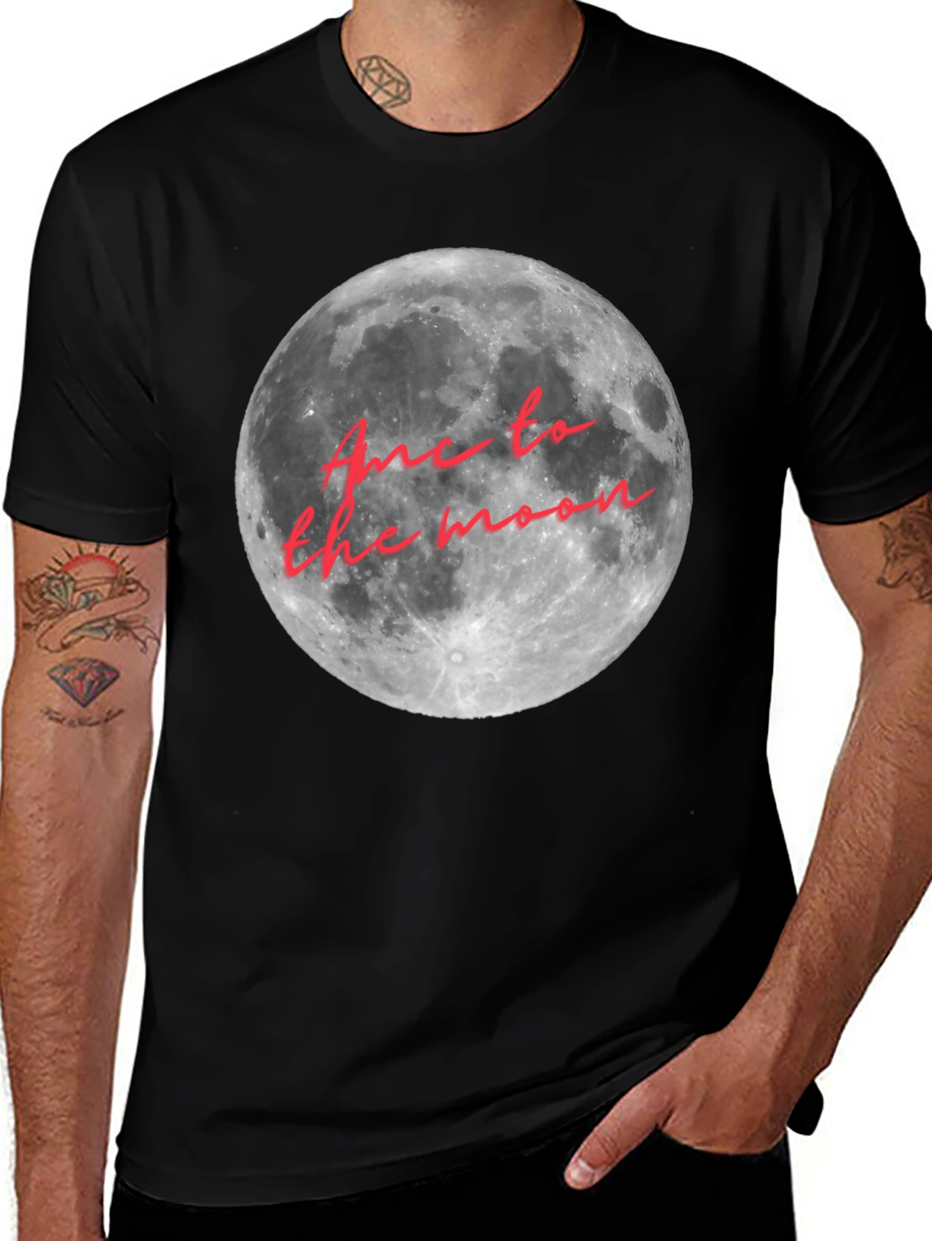 Moon Landing Graphic Tee - Soft Cotton Comfort