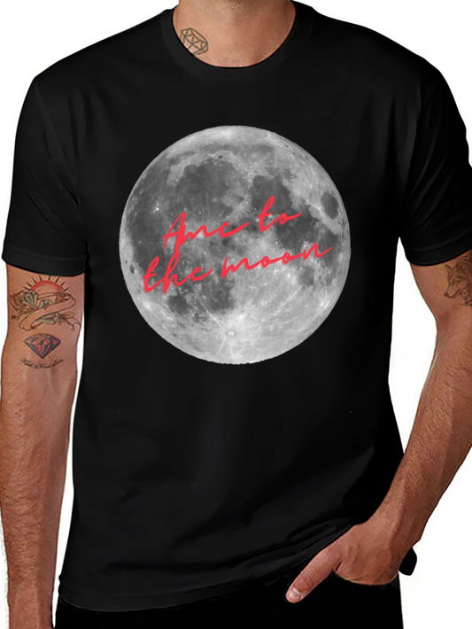 Moon Landing Graphic Tee - Soft Cotton Comfort