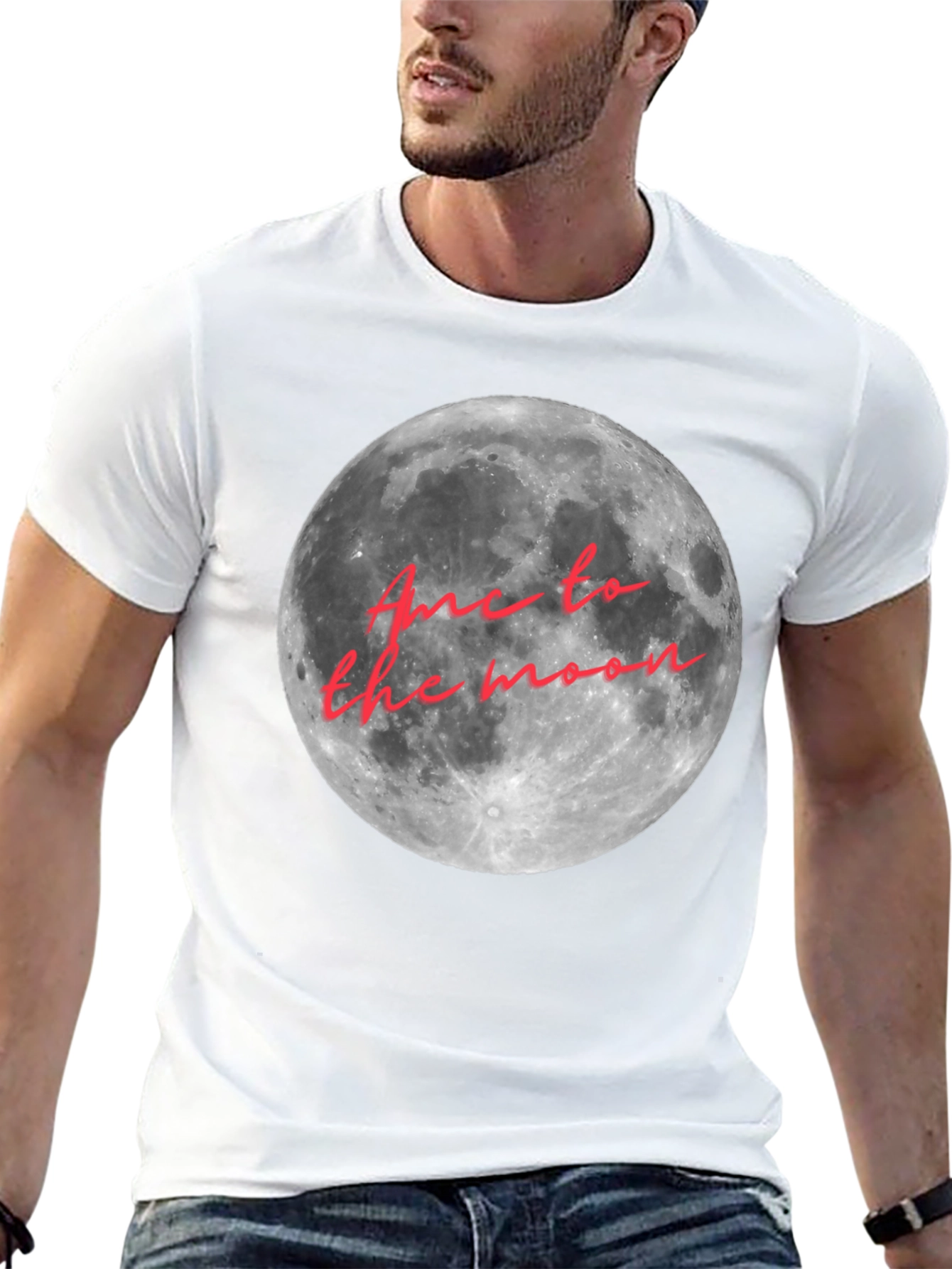 Moon Landing Graphic Tee - Soft Cotton Comfort