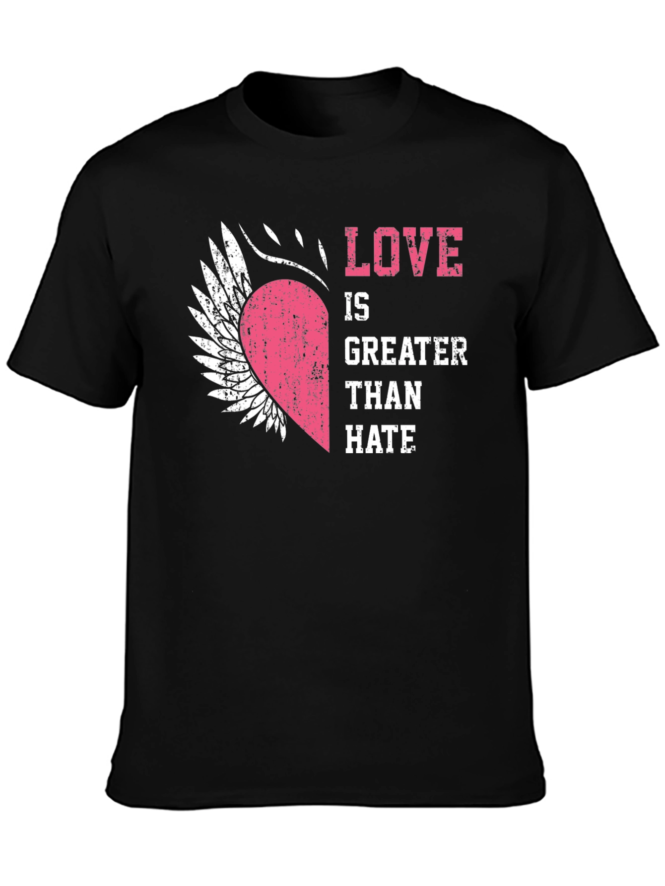 Love is Greater Than Hate Graphic T-Shirt
