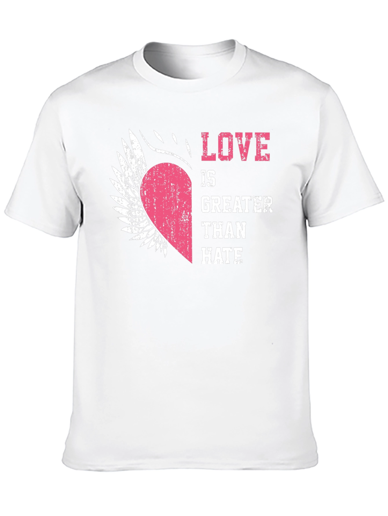 Love is Greater Than Hate Graphic T-Shirt