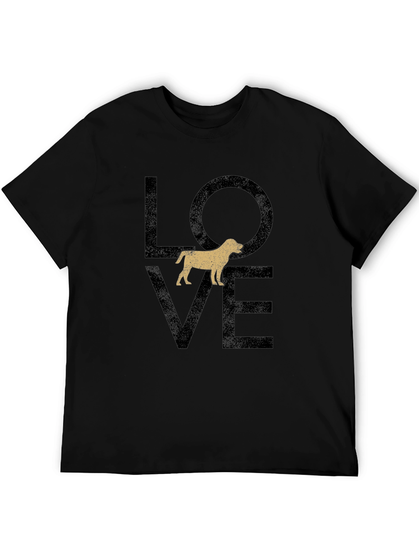 Dog Lover Graphic T-Shirt - Mens Black Tee