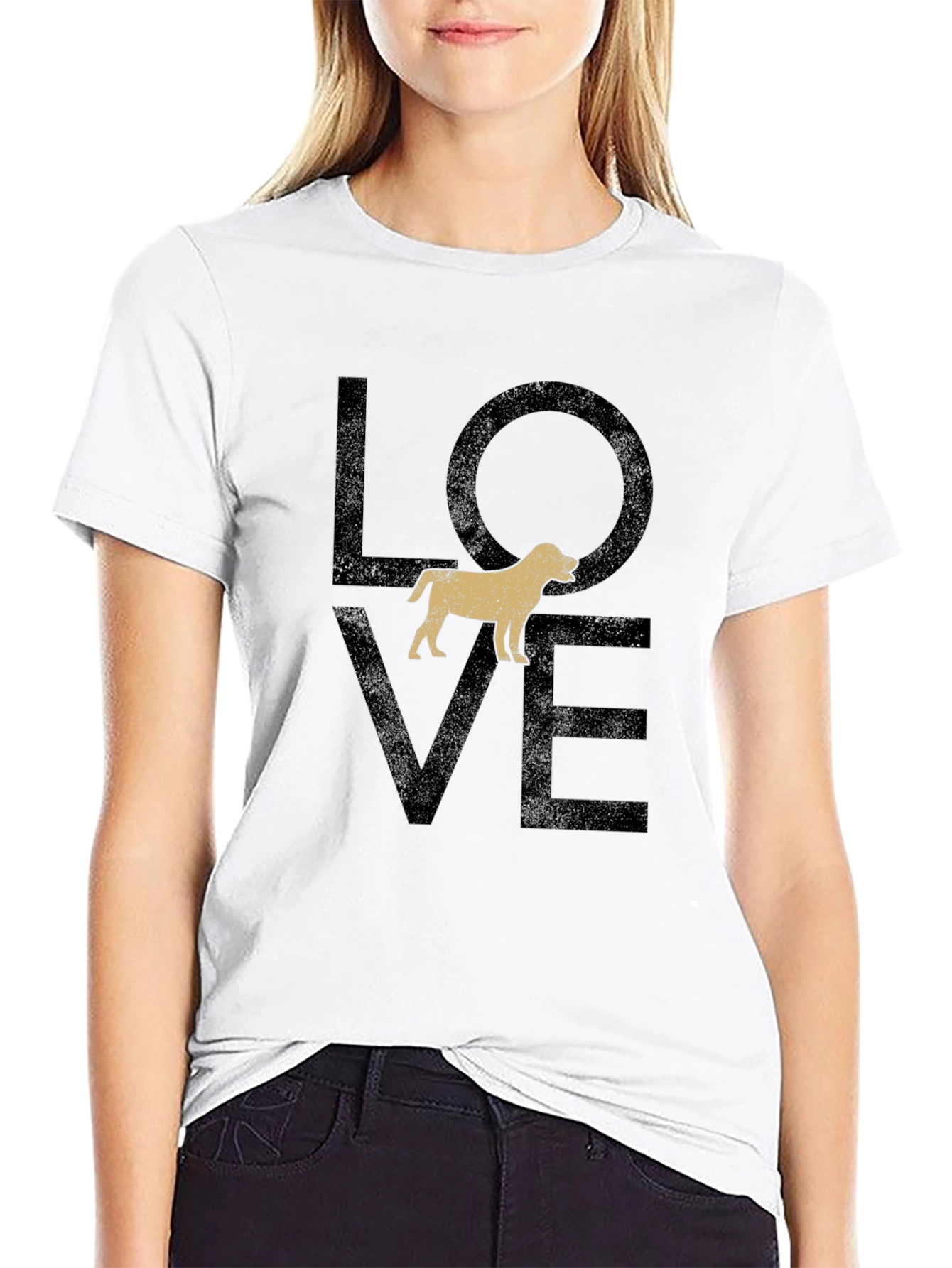 Dog Lover Graphic T-Shirt - Mens Black Tee