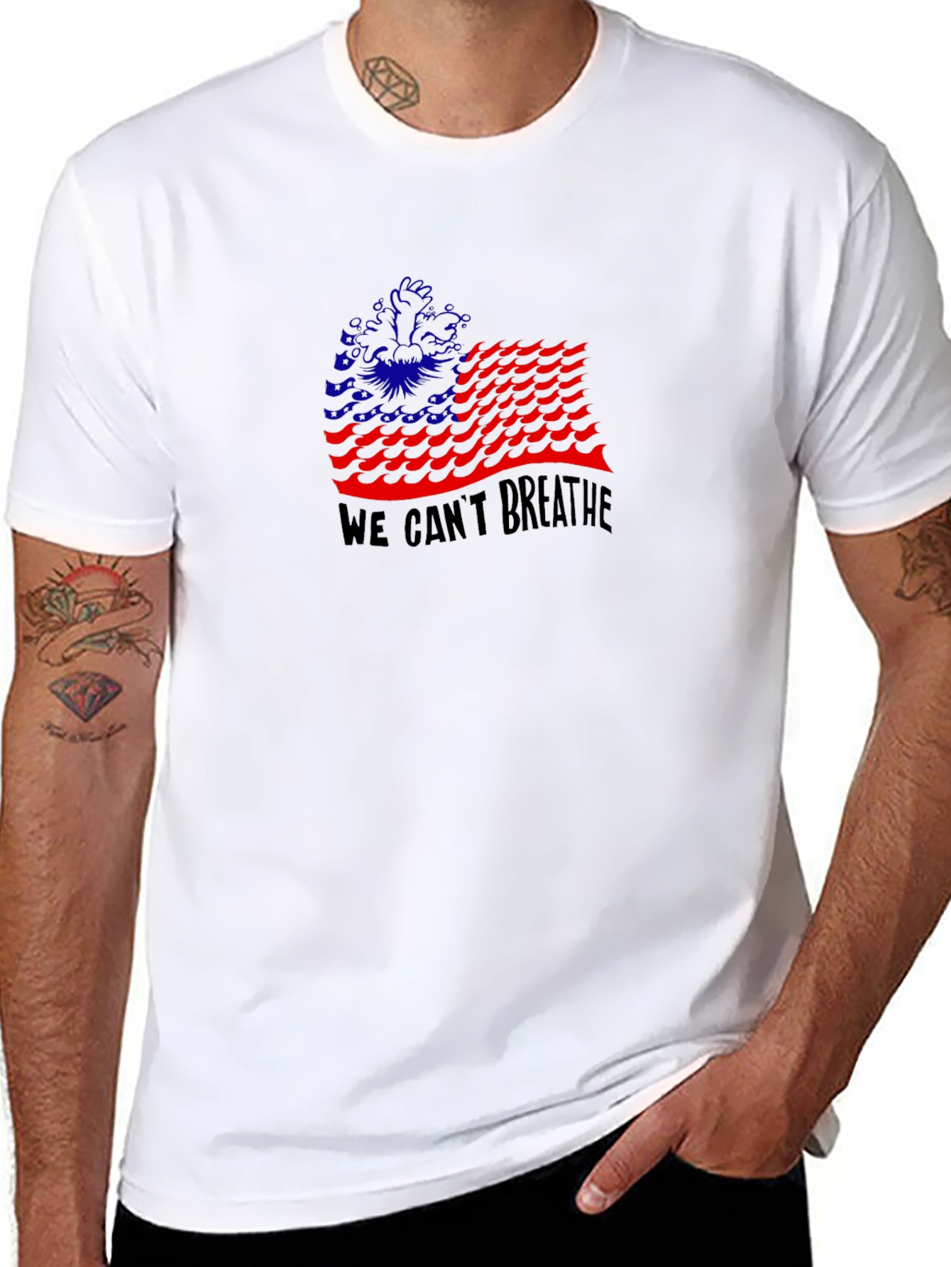 We Cant Breathe Graphic Tee