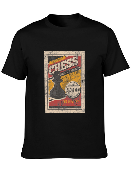 Chess Legends Tournament T-Shirt - Vintage Style