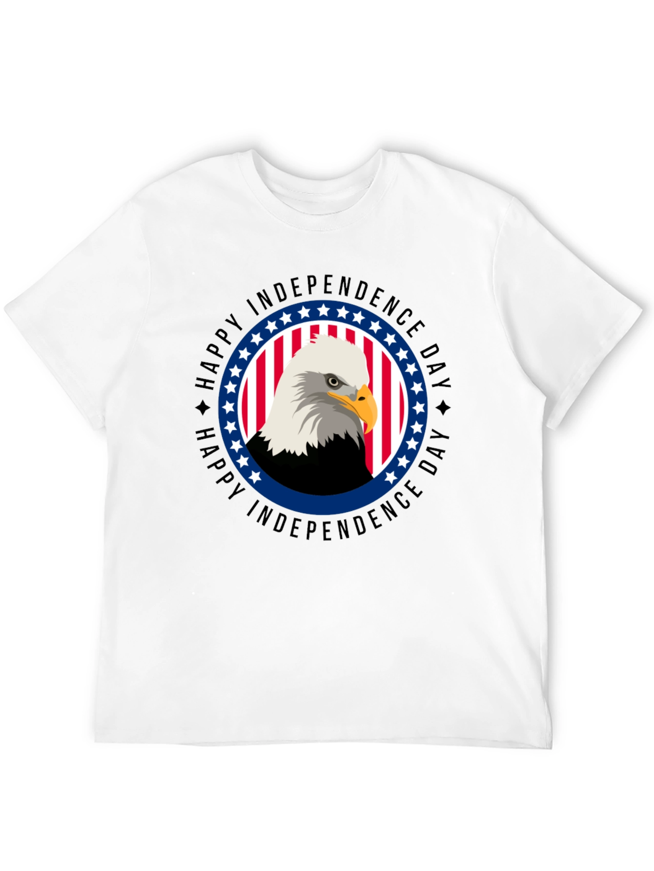 Independence Day Eagle Graphic T-Shirt