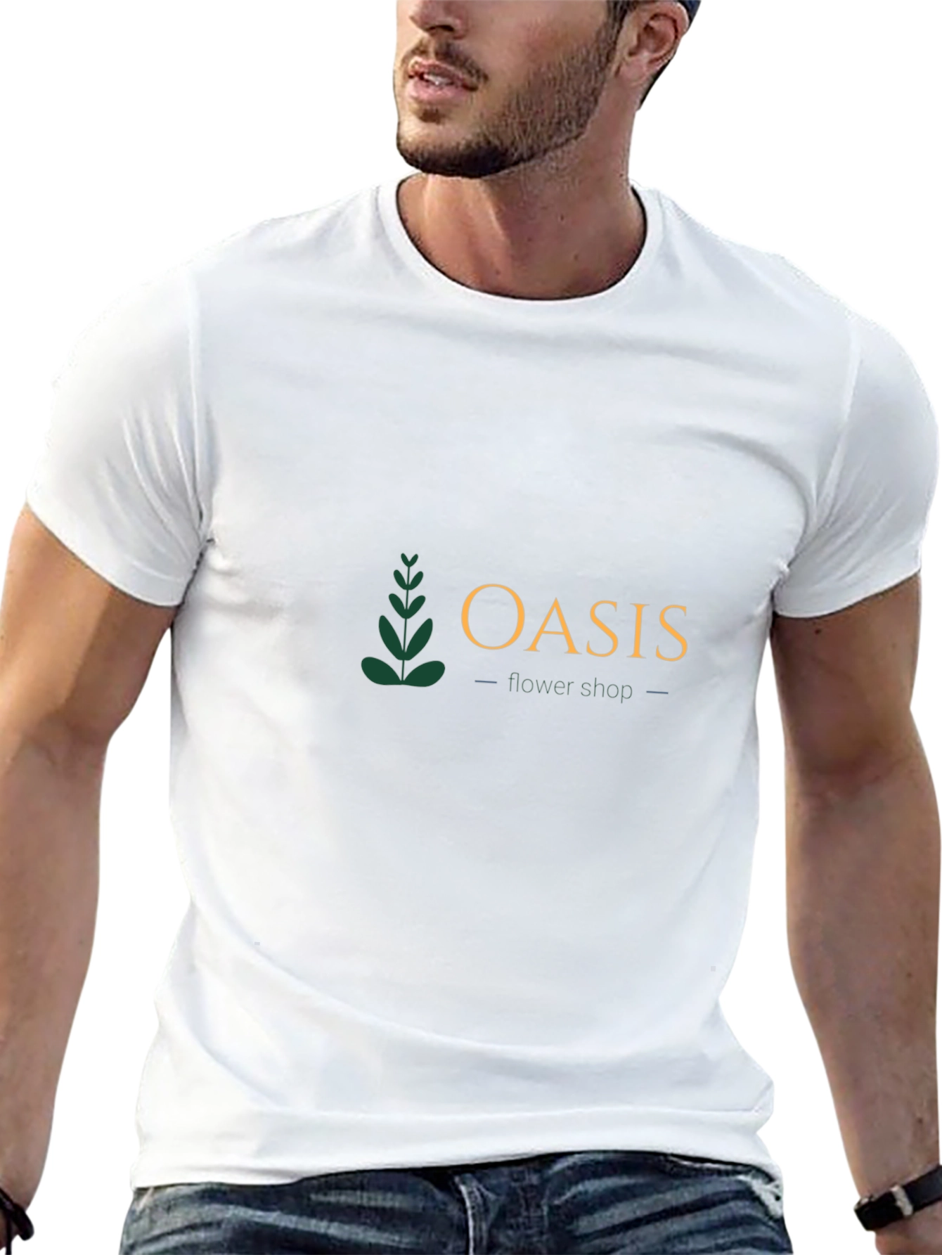 Oasis Flower Shop Black T-Shirt