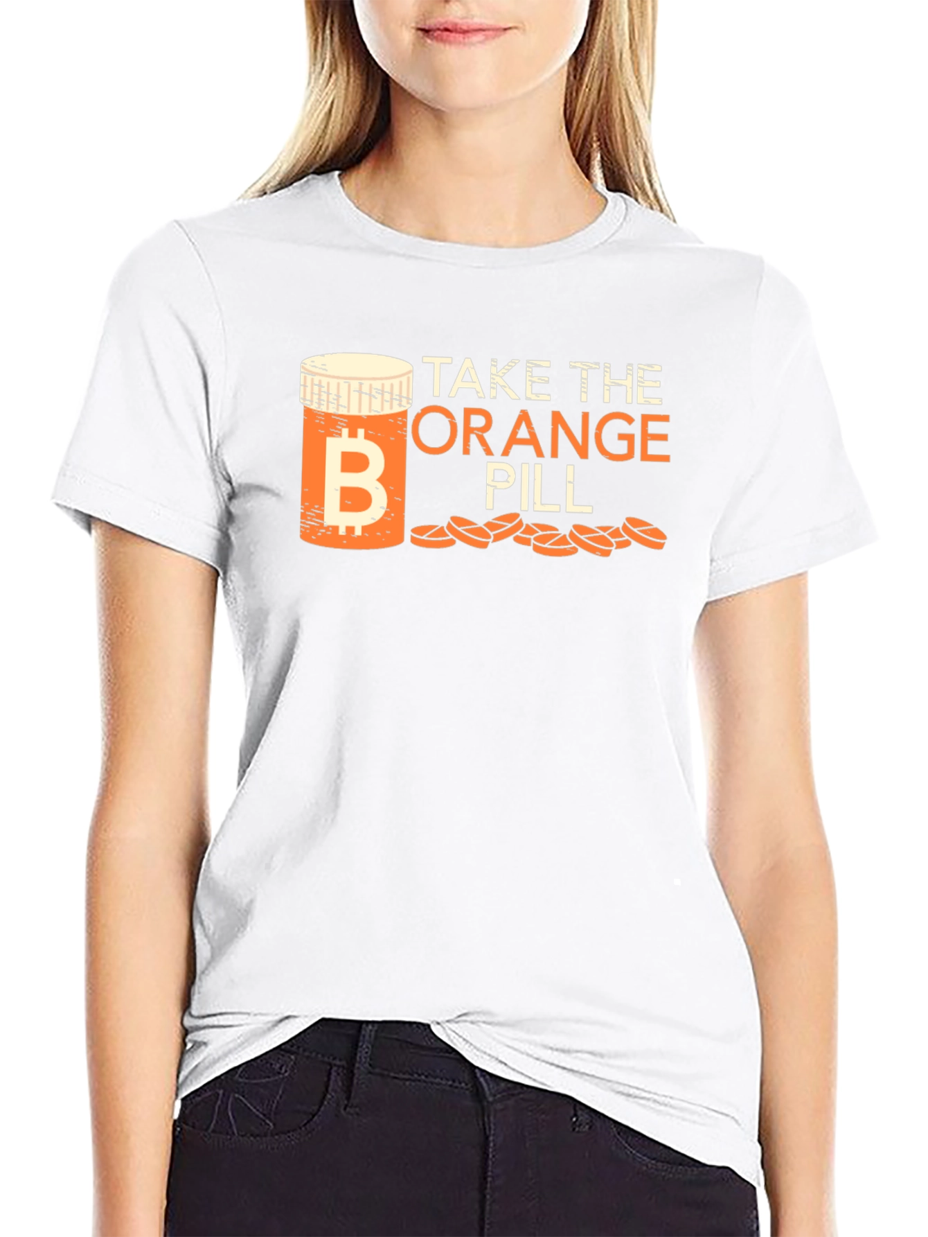 Take the Orange Pill Bitcoin T-Shirt