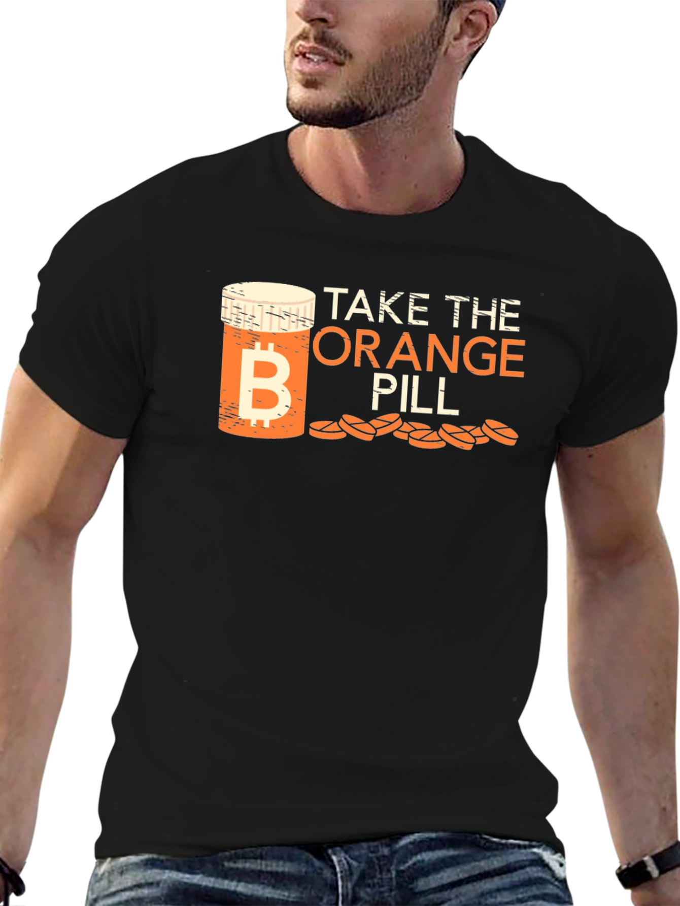 Take the Orange Pill Bitcoin T-Shirt