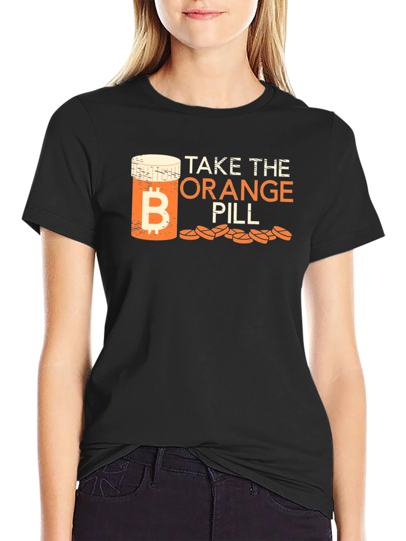 Take the Orange Pill Bitcoin T-Shirt