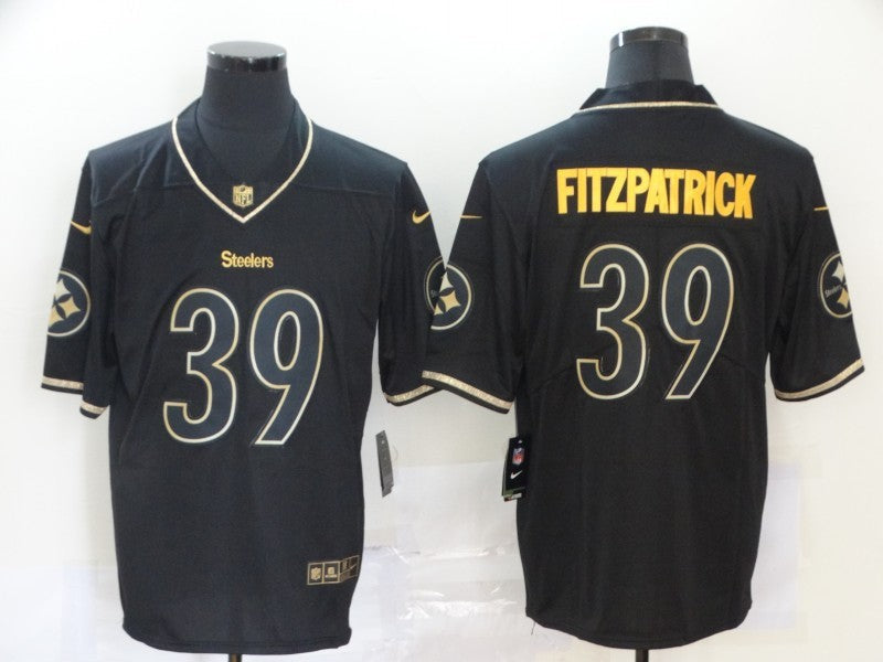 Men's Pittsburgh Steelers Minkah Fitzpatrick #39 Black Player Jerseys