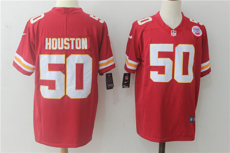 Men's Kansas City Chiefs Justin Houston #50 Red Game Jerseys