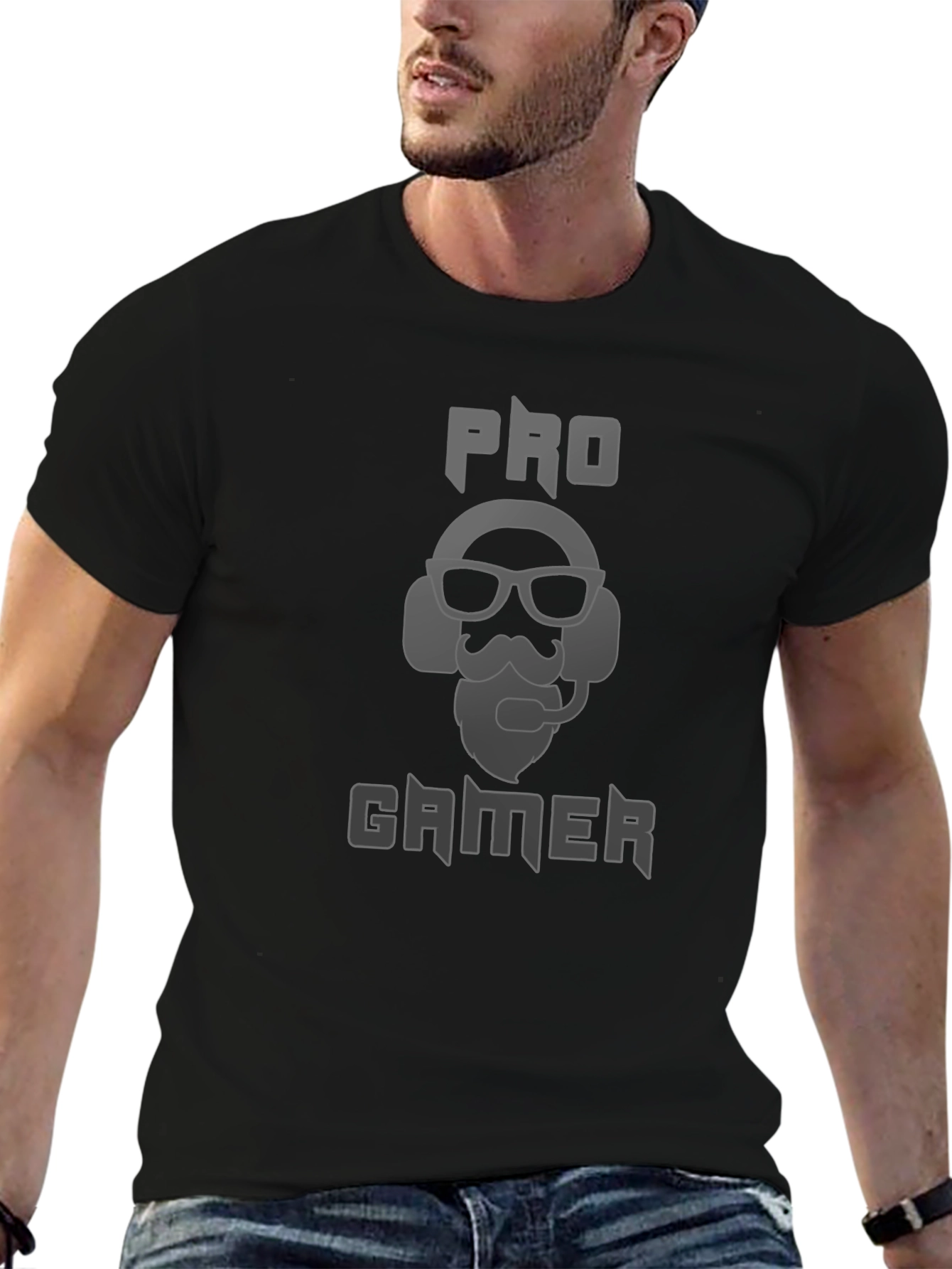 Pro Gamer Black T-Shirt - Stylish Gaming Apparel
