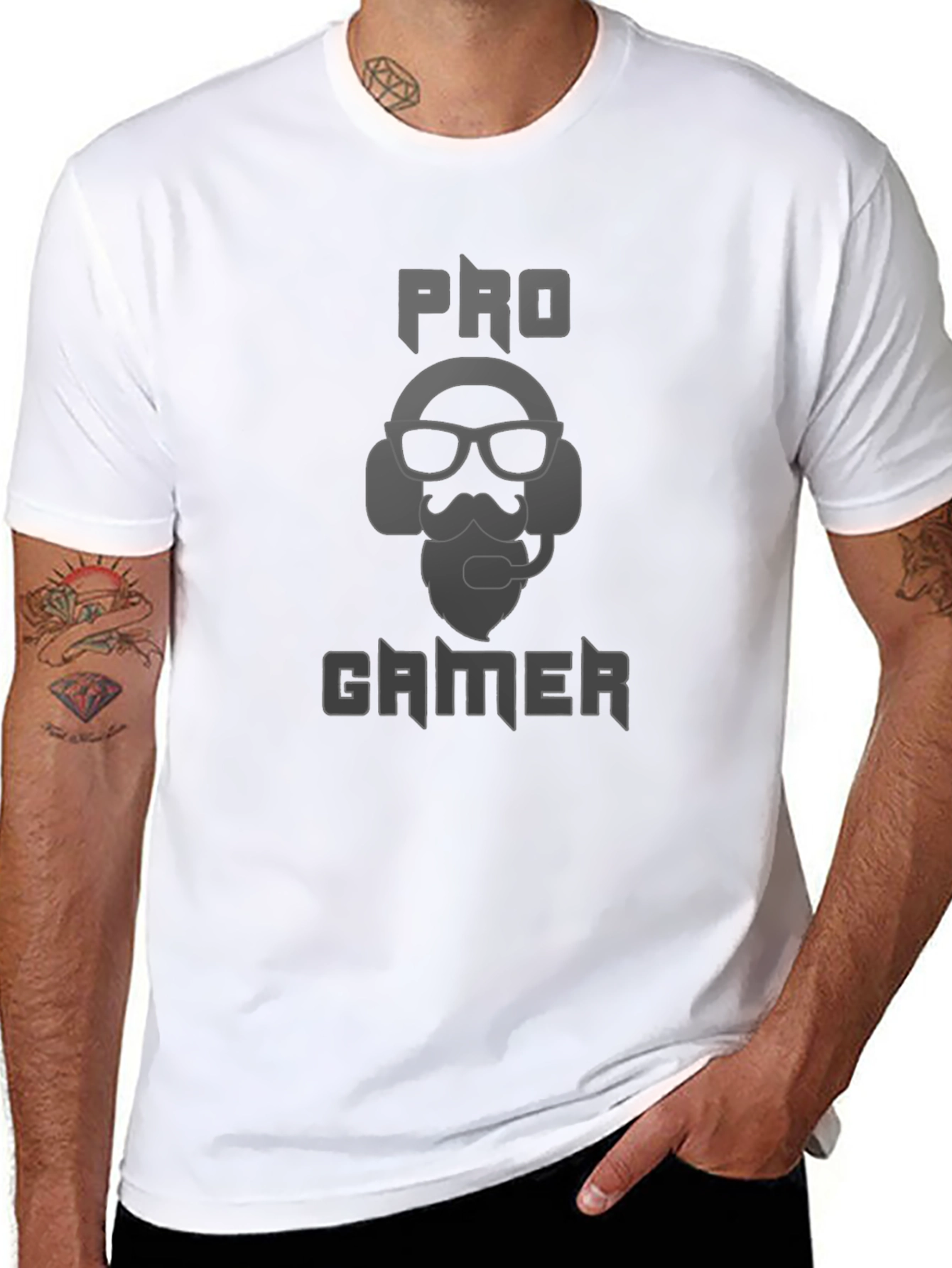 Pro Gamer Black T-Shirt - Stylish Gaming Apparel