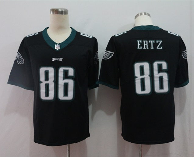 Men's Philadelphia Eagles Zach Ertz #86 Black Game Jerseys