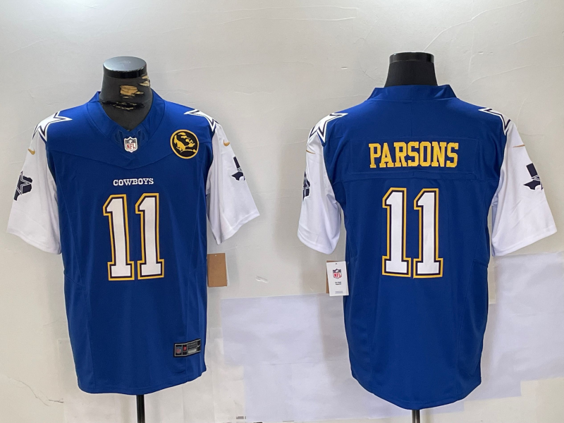 Men's Dallas Cowboys Micah Parsons #11 Royal Game Player Jerseys