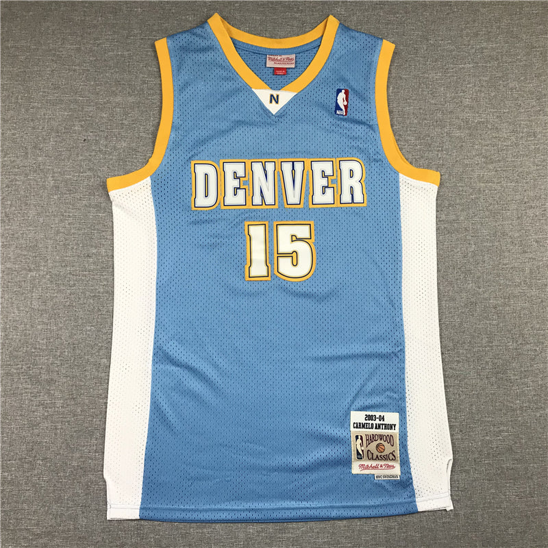 Men's Denver Nuggets Nikola Jokic #15 NBA Blue Player Jerseys