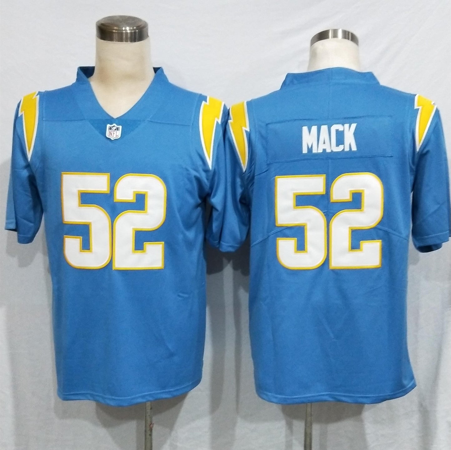 Men's Los Angeles Chargers Khalil Mack #52 Powder Blue Game Jerseys