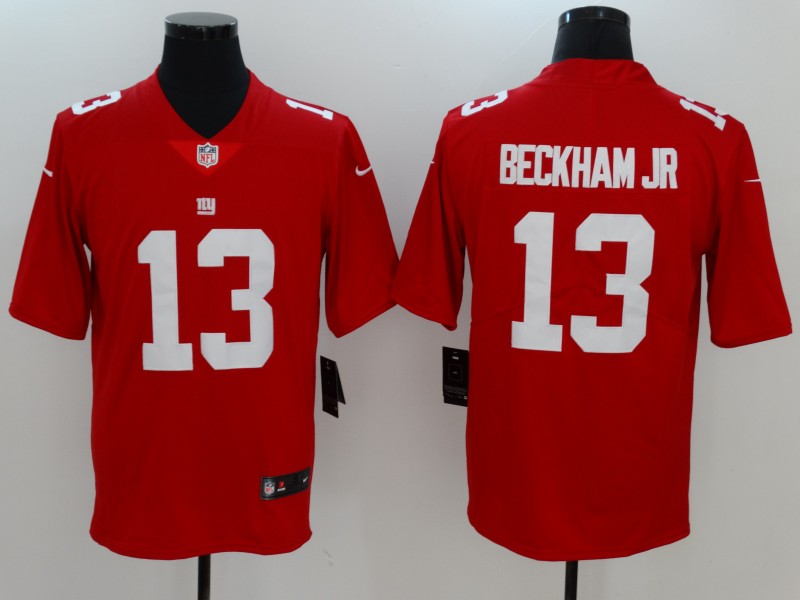 Men's New York Giants Odell Beckham Jr. #13 Red Game Jerseys