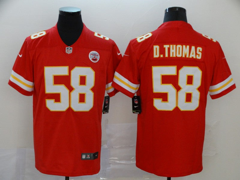 Men's Kansas City Chiefs Derrick Thomas #58 Red Game Jerseys