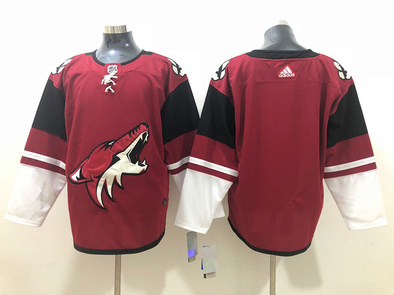 Men's Arizona Coyotes Red Breakaway Home Blank Jerseys
