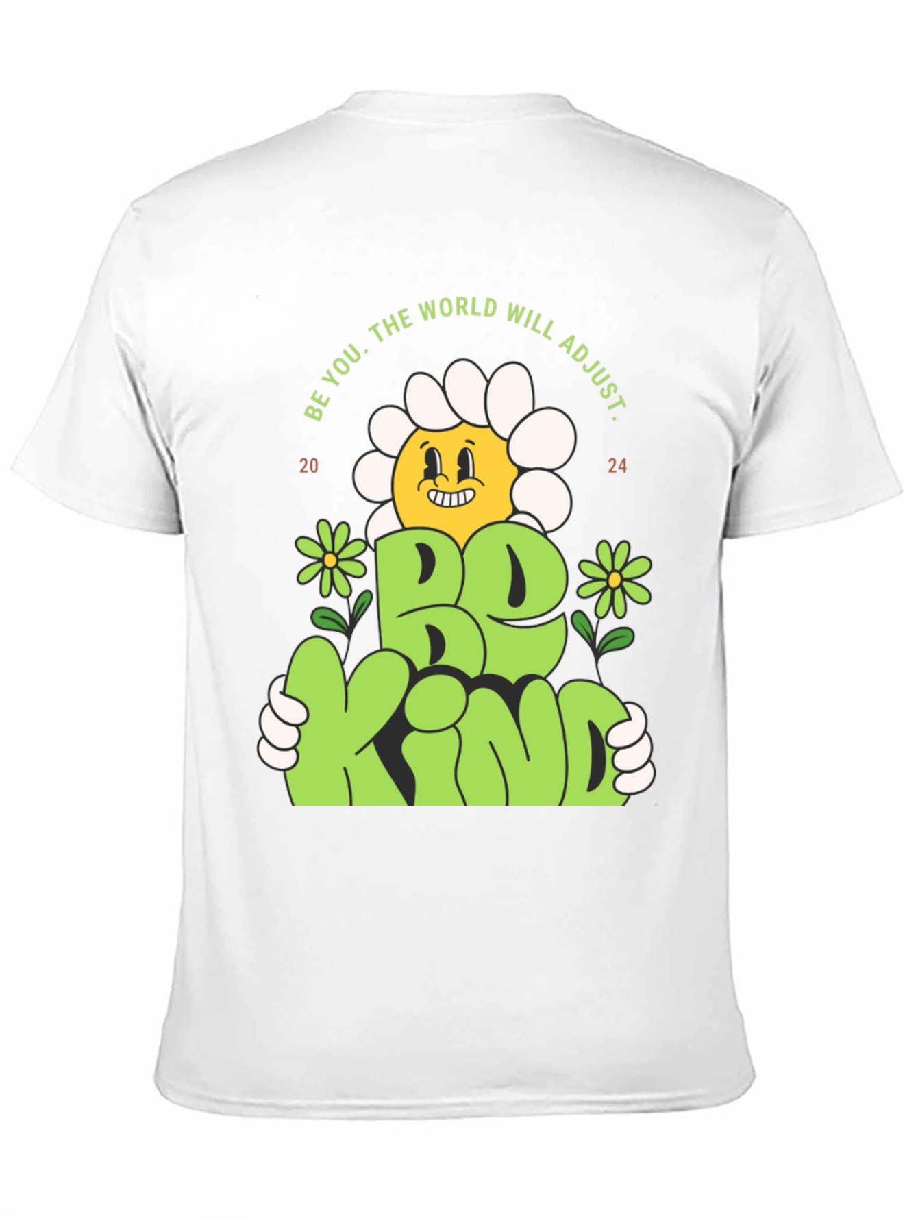 Be Kind T-Shirt - Flower Graphic Tee
