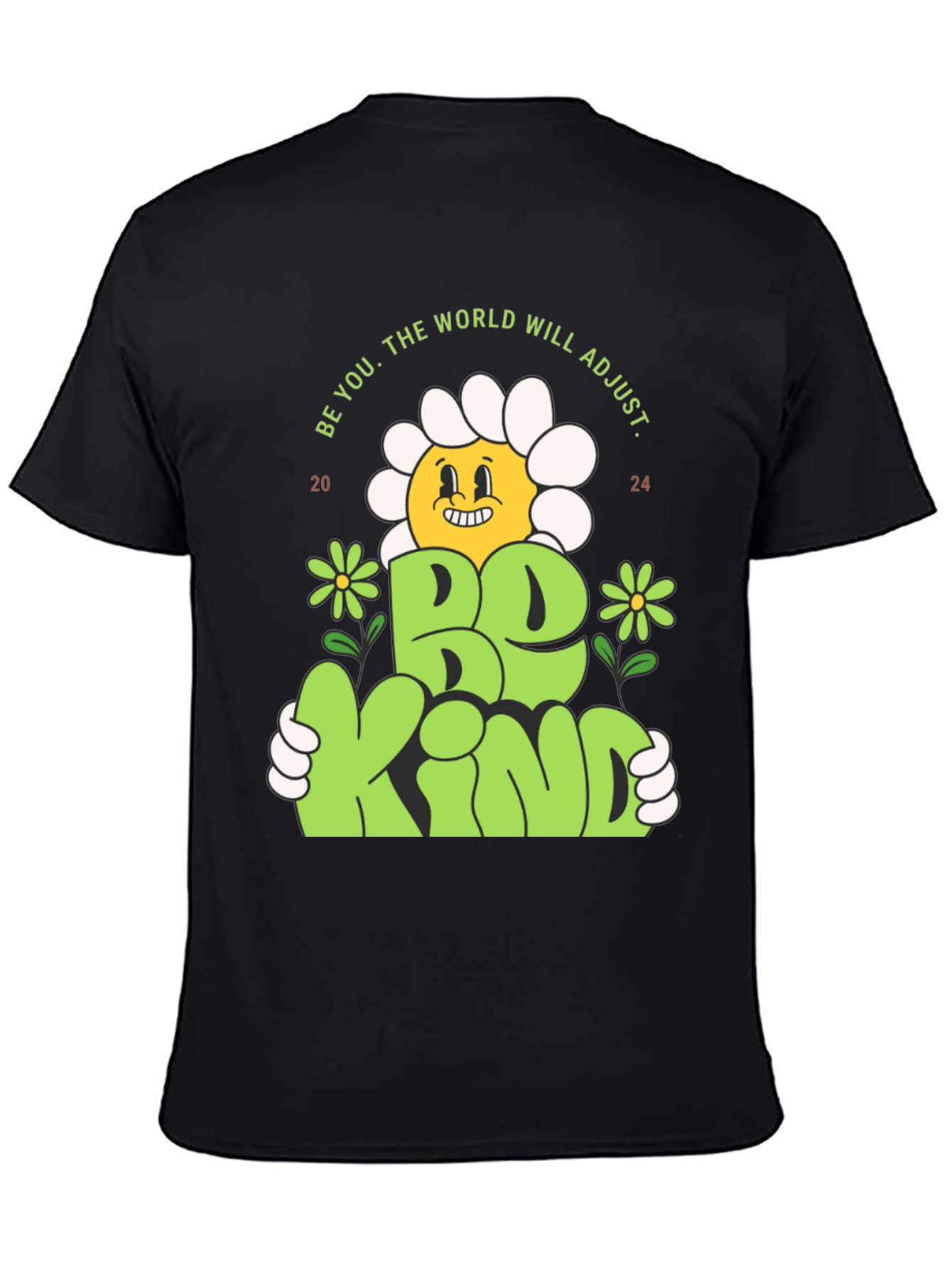 Be Kind T-Shirt - Flower Graphic Tee