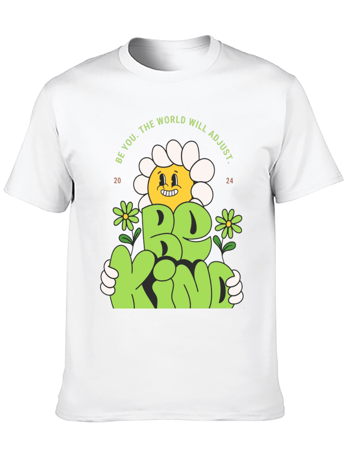 Be Kind T-Shirt - Flower Graphic Tee