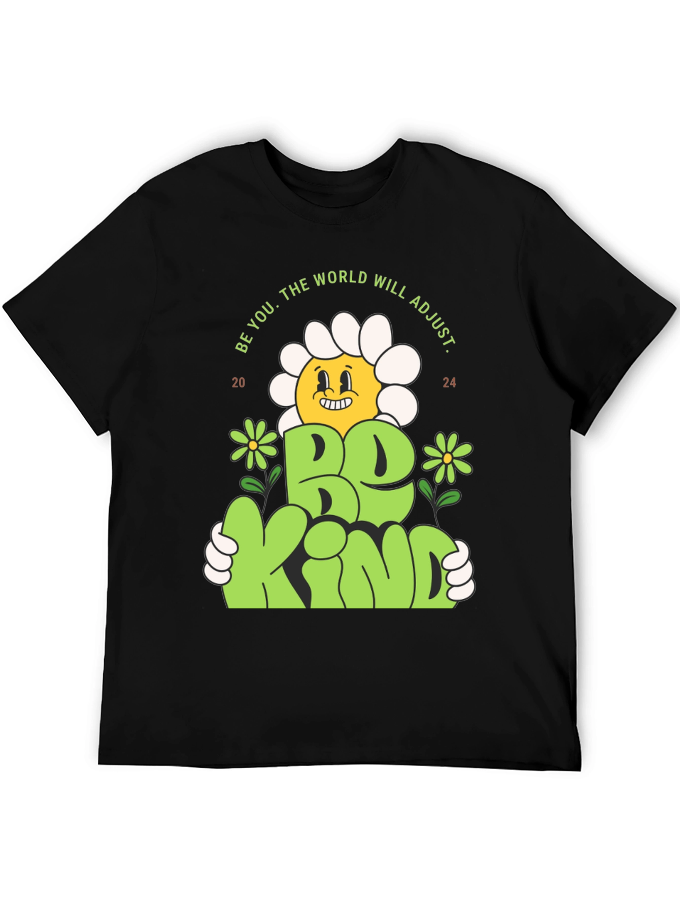 Be Kind T-Shirt - Flower Graphic Tee