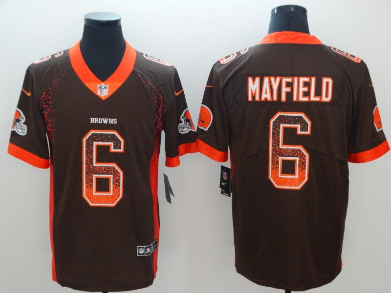 Men's Cleveland Browns Baker Mayfield Brown Player Jerseys