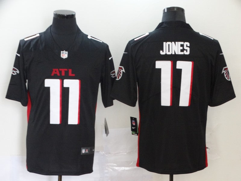 Men's Atlanta Falcons Julio Jones #11 Black Game Player Jerseys
