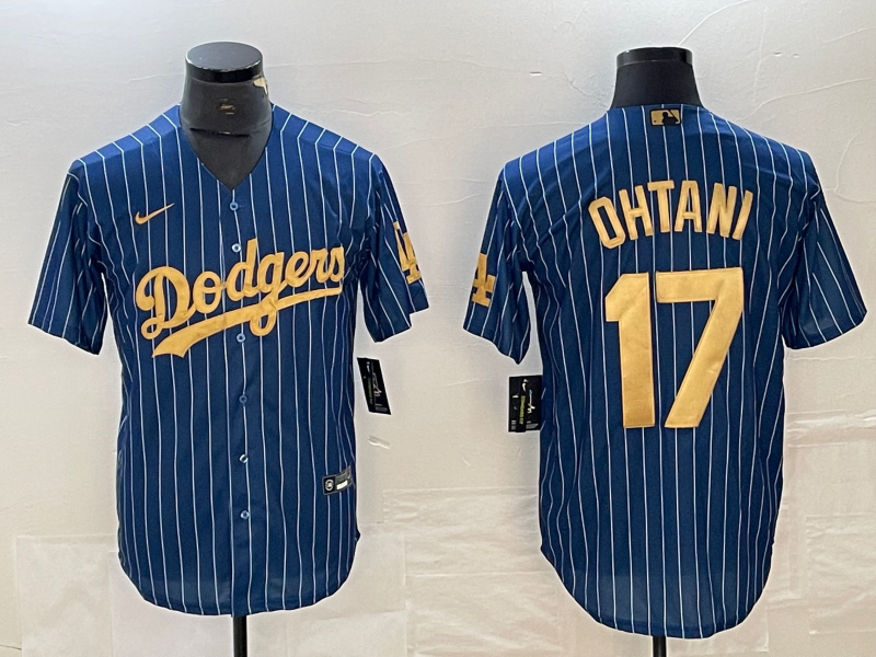 Men's Los Angeles Dodgers Shohei Ohtani #17 Royal Replica Team Jerseys