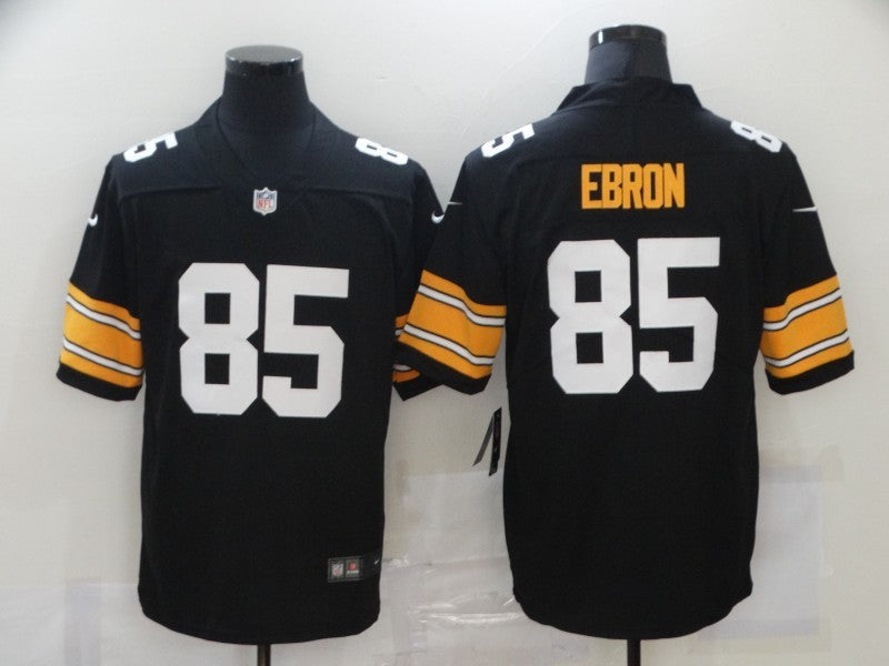 Men's Pittsburgh Steelers Eric Ebron #85 Black Player Game Jerseys
